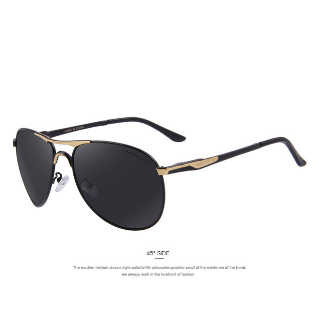 MERRY'S Aluminum Mens Polarized Mirror Sun Glasses Classic Brand Designer Sunglasses Men Driving Eyewear Pilot Sunglasses S'8712
