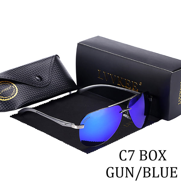 LVVKEE 2017 hot rays Aviation Sunglasses Men Classic Navy Air Force Sunglasses Online Sale HD VISION Hipster men sunglasses gg