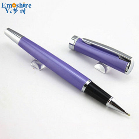 Top Brand Ballpoint Pen Classic Design Luxury Roller Ball Pen Silver Clip Office School Writing Stationery Supplies Gifts YI107