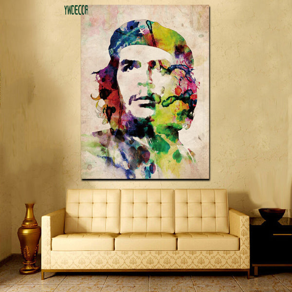 HD Print Watercolor Elvis Presley Che Guevara freedomWall Art Canvas Painting Pop Art on Canvas Living Room Poster Sofa Cuadros