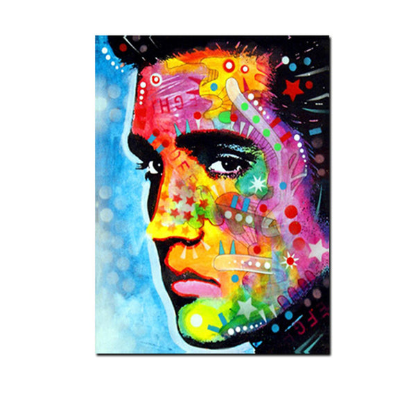 HD Print Watercolor Elvis Presley Che Guevara freedomWall Art Canvas Painting Pop Art on Canvas Living Room Poster Sofa Cuadros