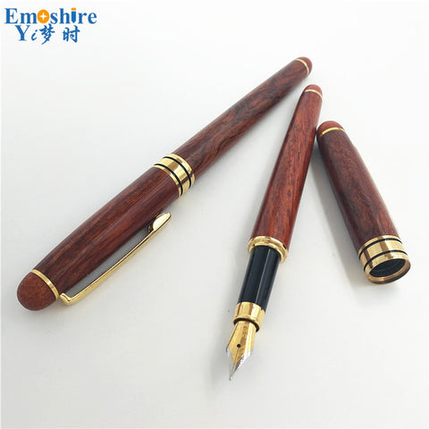 School Office Writing Supplies Stationery Wooden Fountain Pen Wood Fountain Pens for Writing Classic Gifts Teachers' Day P106