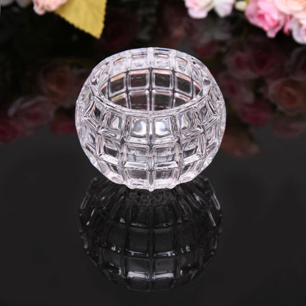 Candle Accessories Classic Crystal Glass Candle Holder Wedding Bar Party Home Decor Candlestick Crystal  Small Lanterns #80847