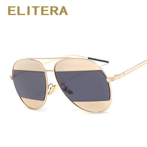 ELITERA Fashion Metal Frame Luxury Sunglasses Women Brand Vintage Sun Glasses Ladies Men Decoration Classic Eyewear Shades